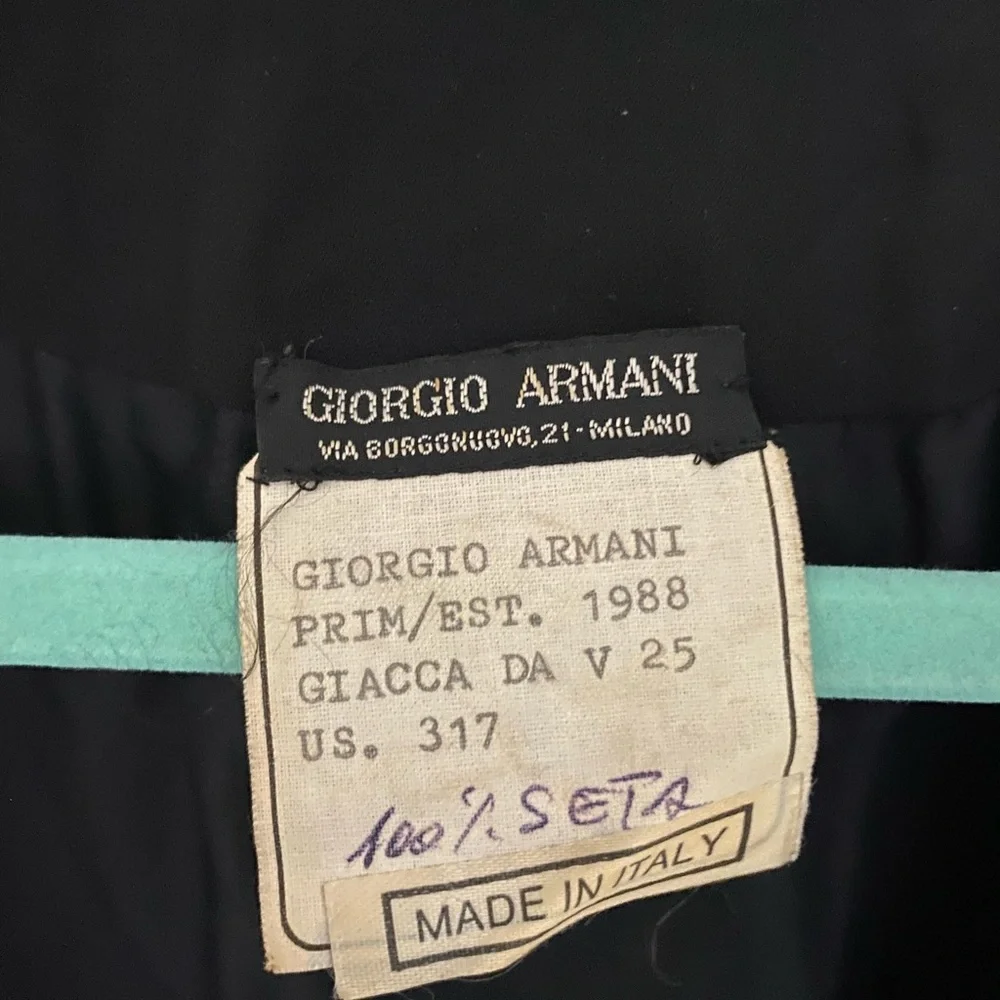 Giorgio Armani jacket, 100% silk, vintage - Picture 4 of 12